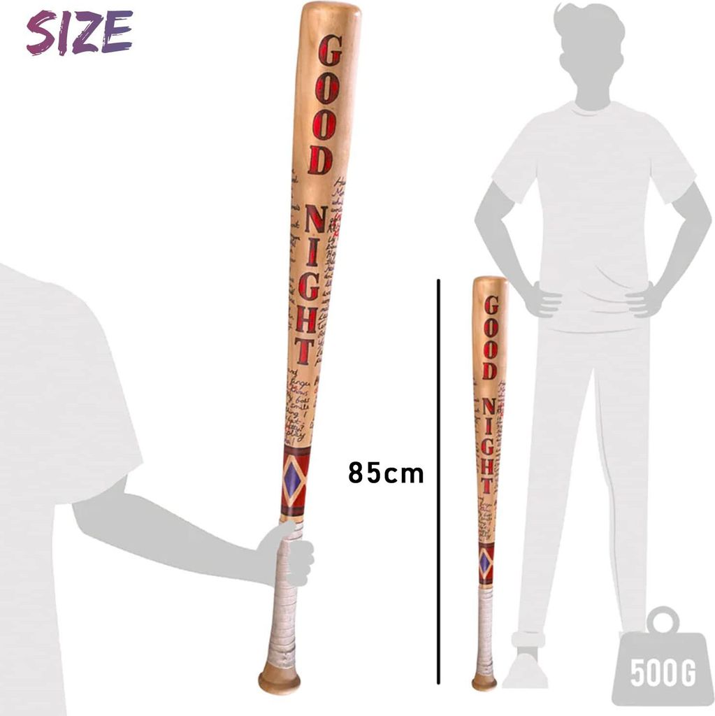 Harley Quinn Baseballschläger, Cosplay, 85cm, COMIC CON, Produktbild 7