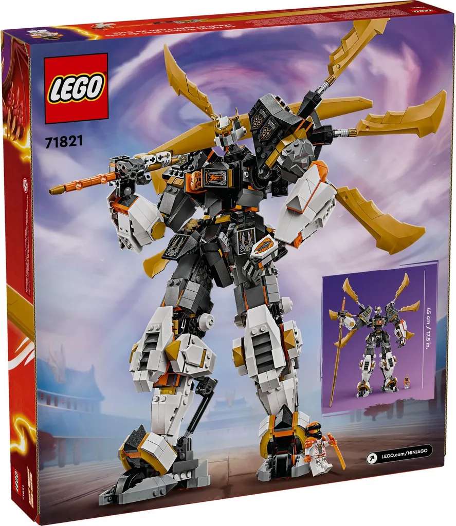 Construction LEGO Ninjago 71821 stable et articulée Robot de Cole - 2