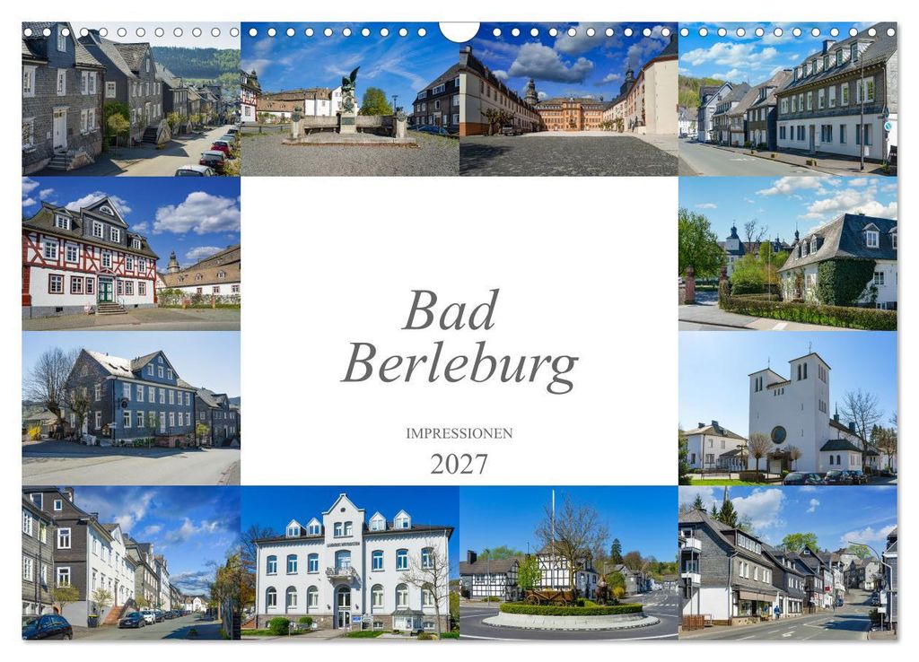 Bad Berleburg Impressionen (Wandkalender 2027 DIN A3 quer), CALVENDO Monatskalender
