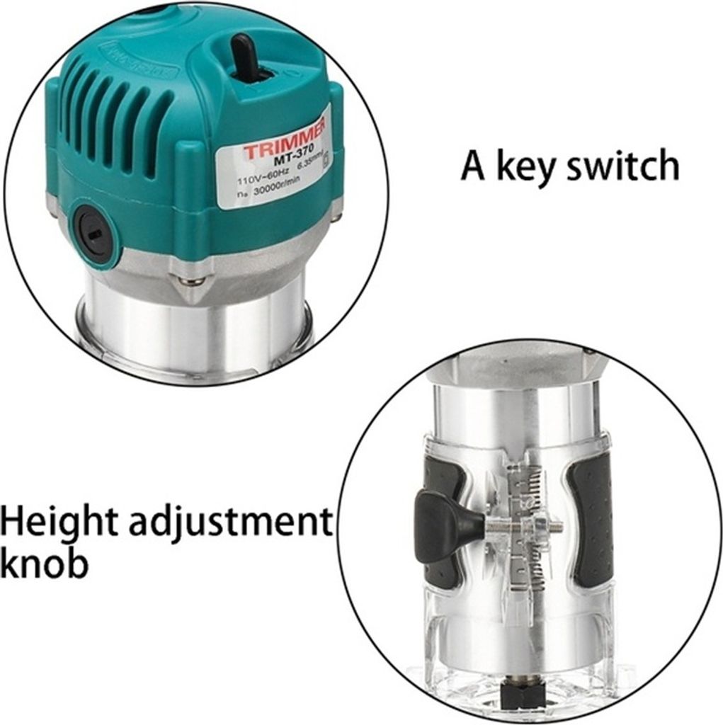 MUSTOOL 3KW Elektrická frézka Jednoruční frézka Stolní Obrázek produktu 4