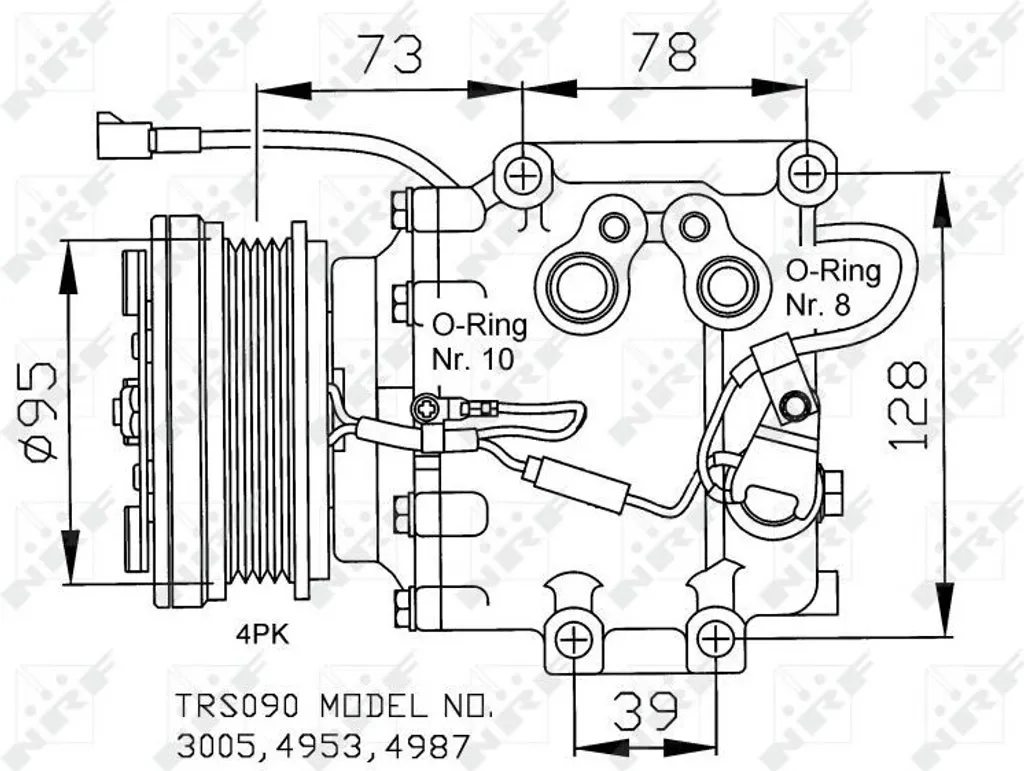 Réparer la Climatisation de Mazda 323 BA avec le Compresseur NRF 32236 OE
