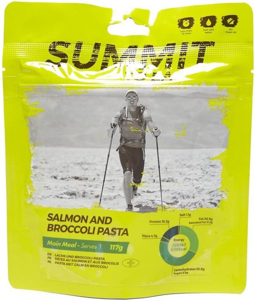 Summit To Eat Lachs und Brokkoli Pasta Trekkingnahrung Outdoor-Essen