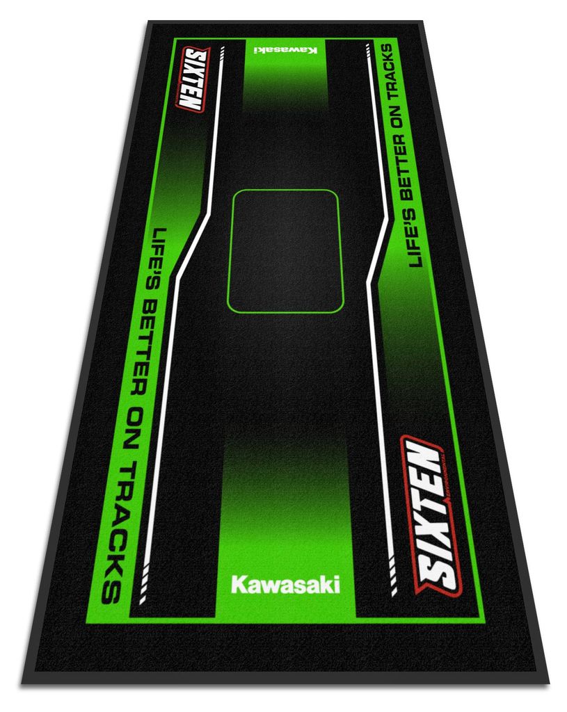 Tapis Moto Vert Marker 95x200 - Tapis Environnemental Moto Image du produit 