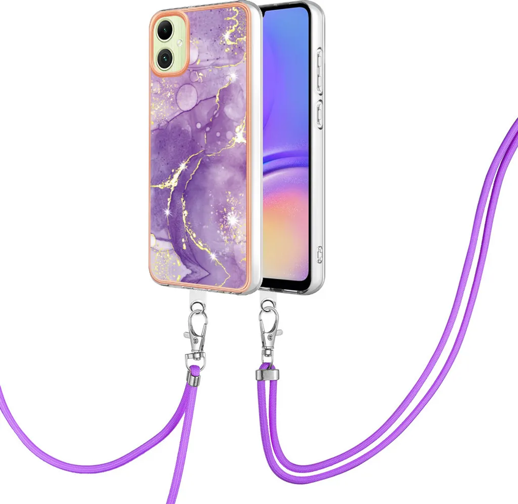 Recensione Cover Samsung Galaxy A05 Viola TPU con Cordino