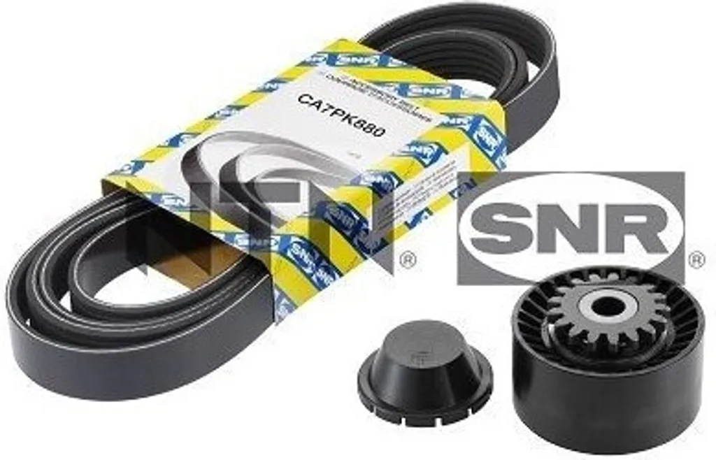 Kit Courroie Accessoire SNR KA855.25 Haute Résistance - Clio IV et III