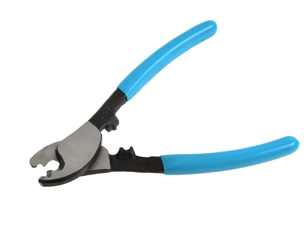Kabelschneider 160mm – Für Kabel Bis 25mm², Aus Hochwertigem Kohlenstoffstahl, Mit Rotem Griff