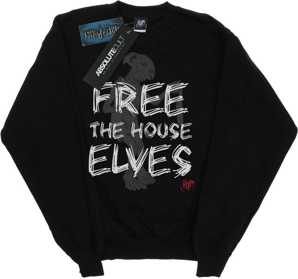 Harry Potter - "Free The House Elves" Sweatshirt für Herren BI26998 (S) (Schwarz)