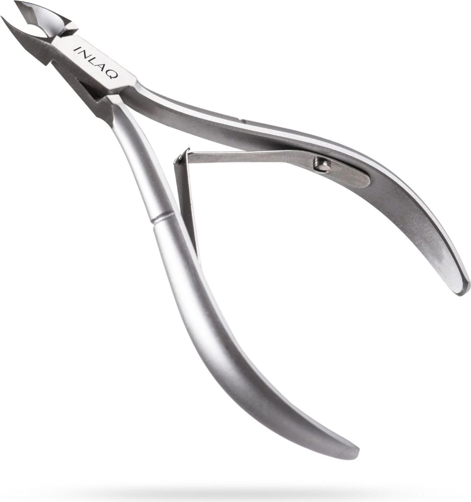 INLAQ Nagelhautzange Hautzange für Maniküre & Pediküre aus rostfreiem Edelstahl für perfekte Nagelpflege - 5 mm