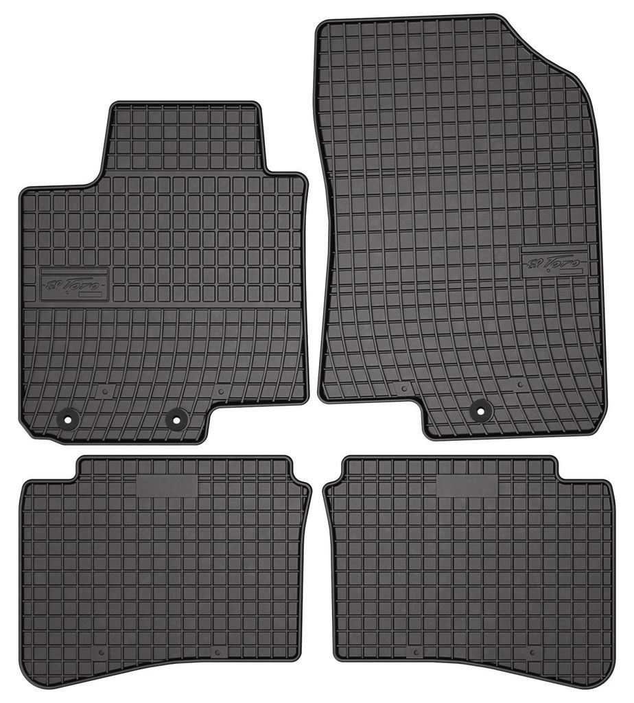 Gummi-Fußmatten für Hyundai i20 II 2014-2020 (Schrägheck) – Produktbild 