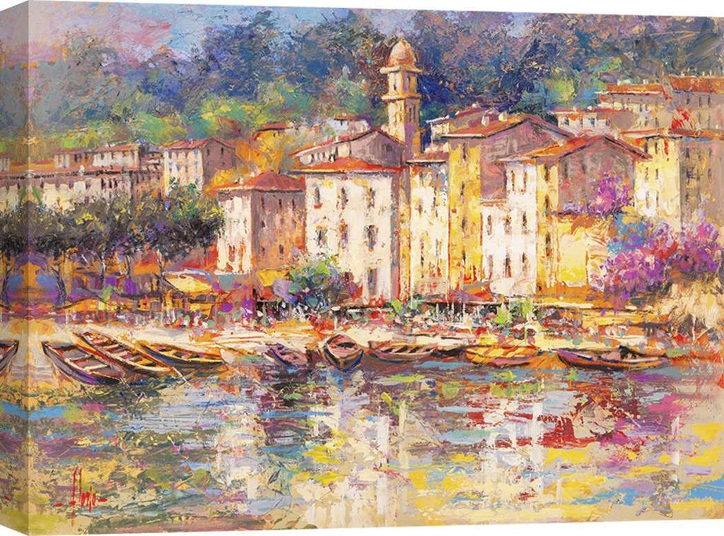 Leinwandbilder - Luigi Florio, Portofino – 120x90 cm