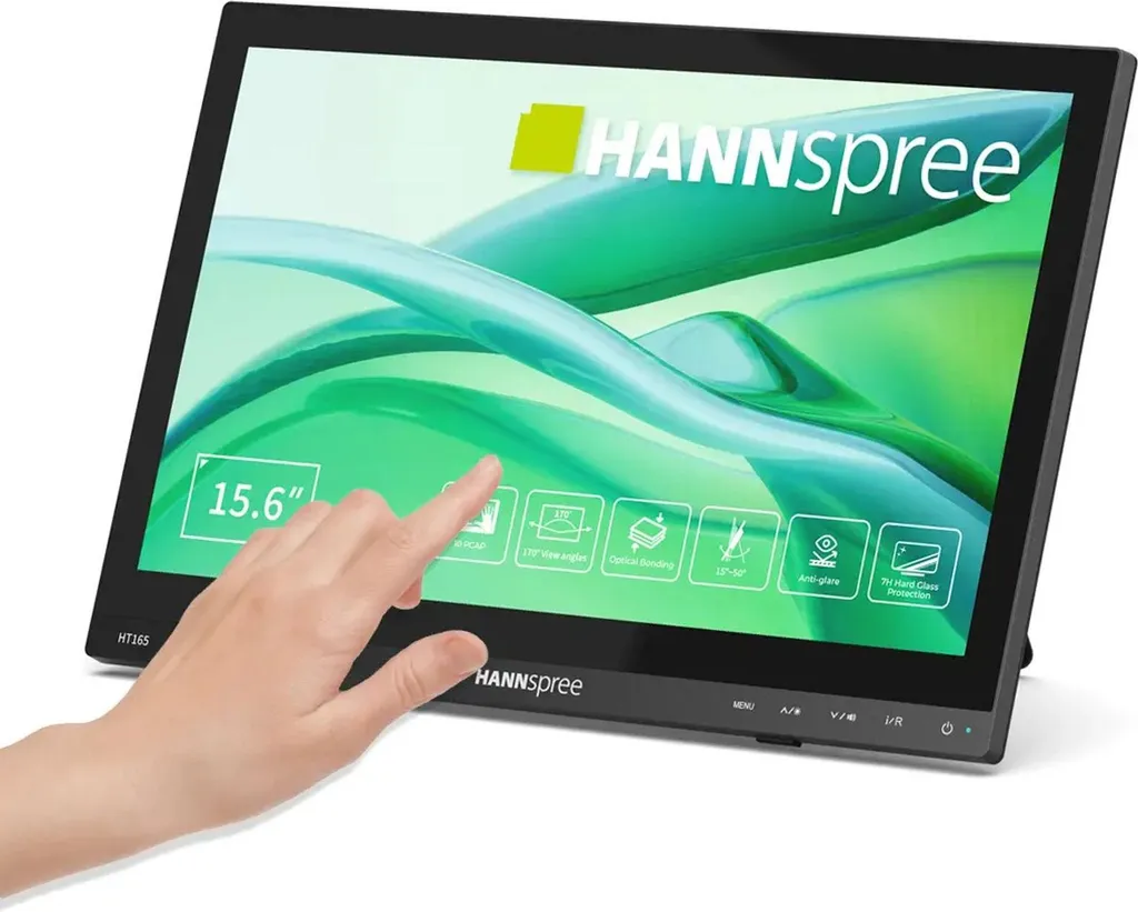Moniteur M-Touch Hannspree HT165HPB Écran tactile HDMI multipoint
