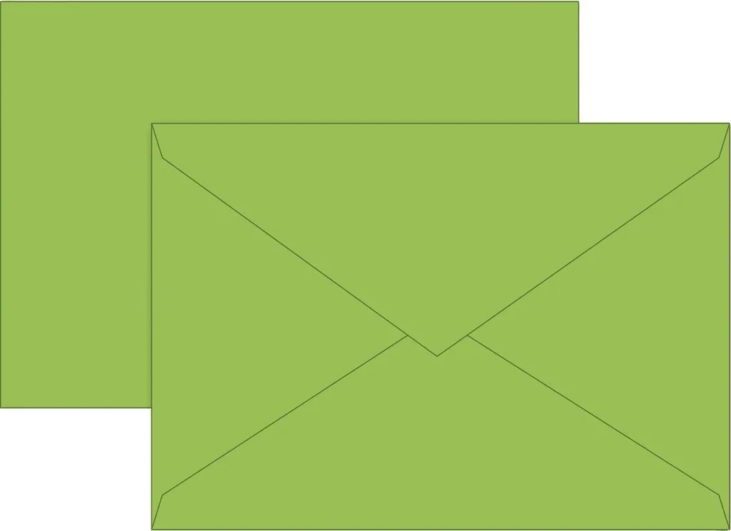 Enveloppe B6 Vert Clair Solide BRUNNEN 105125650 - Finie la Transparence