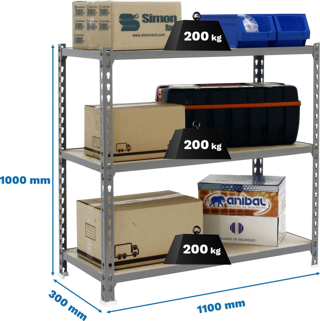 MADERCLICK SUPERPLUS 3/300 1000 Metallband CINZA/MADEIRA