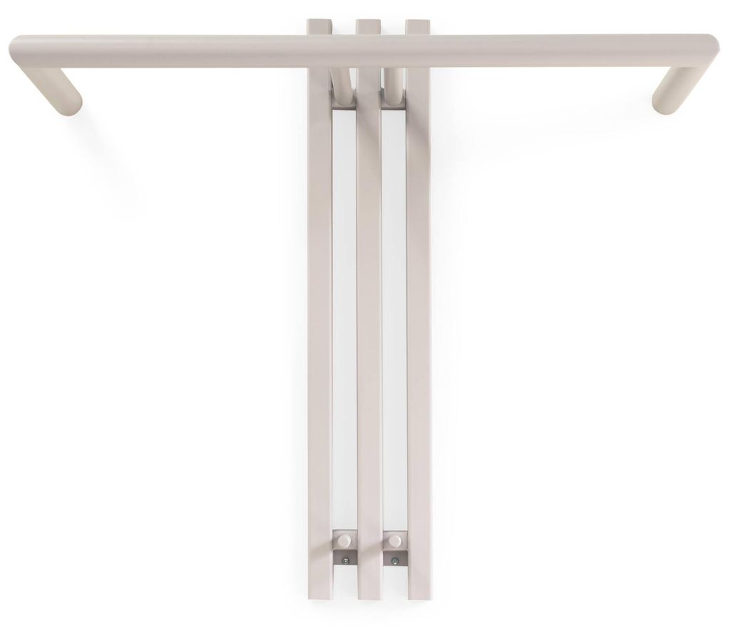 Wandgarderobe SENZA 1 Stahl Silky Taupe Garderobenhalter Spinder Design