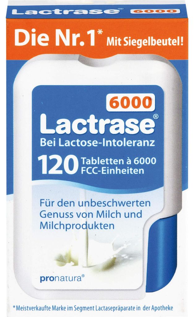 pronatura Lactase 6000 tabletten voor mensen met Productafbeelding 
