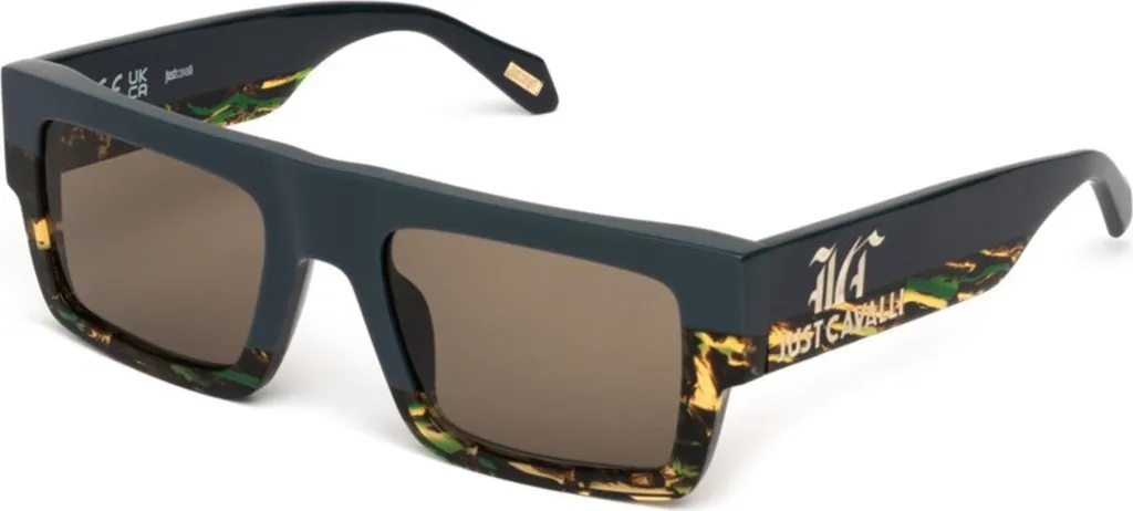 Lunettes Just Cavalli SJC103V5307RR en Métal Léger et Branches Designées