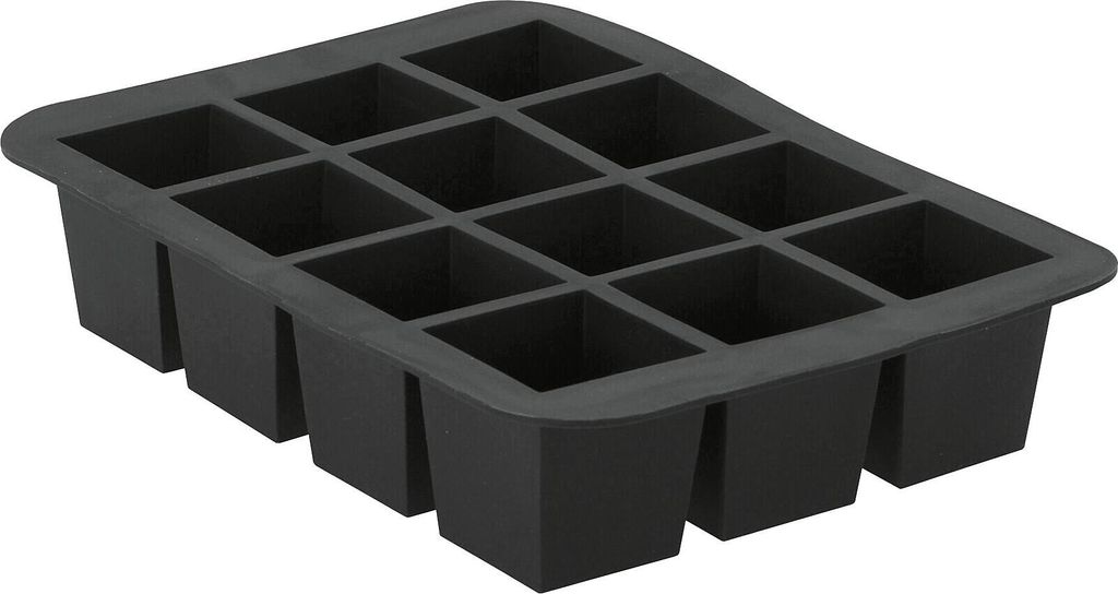 Veľká silikónová forma na ľad na 12 štvorcových kociek ľadu Obrázok produktu 
