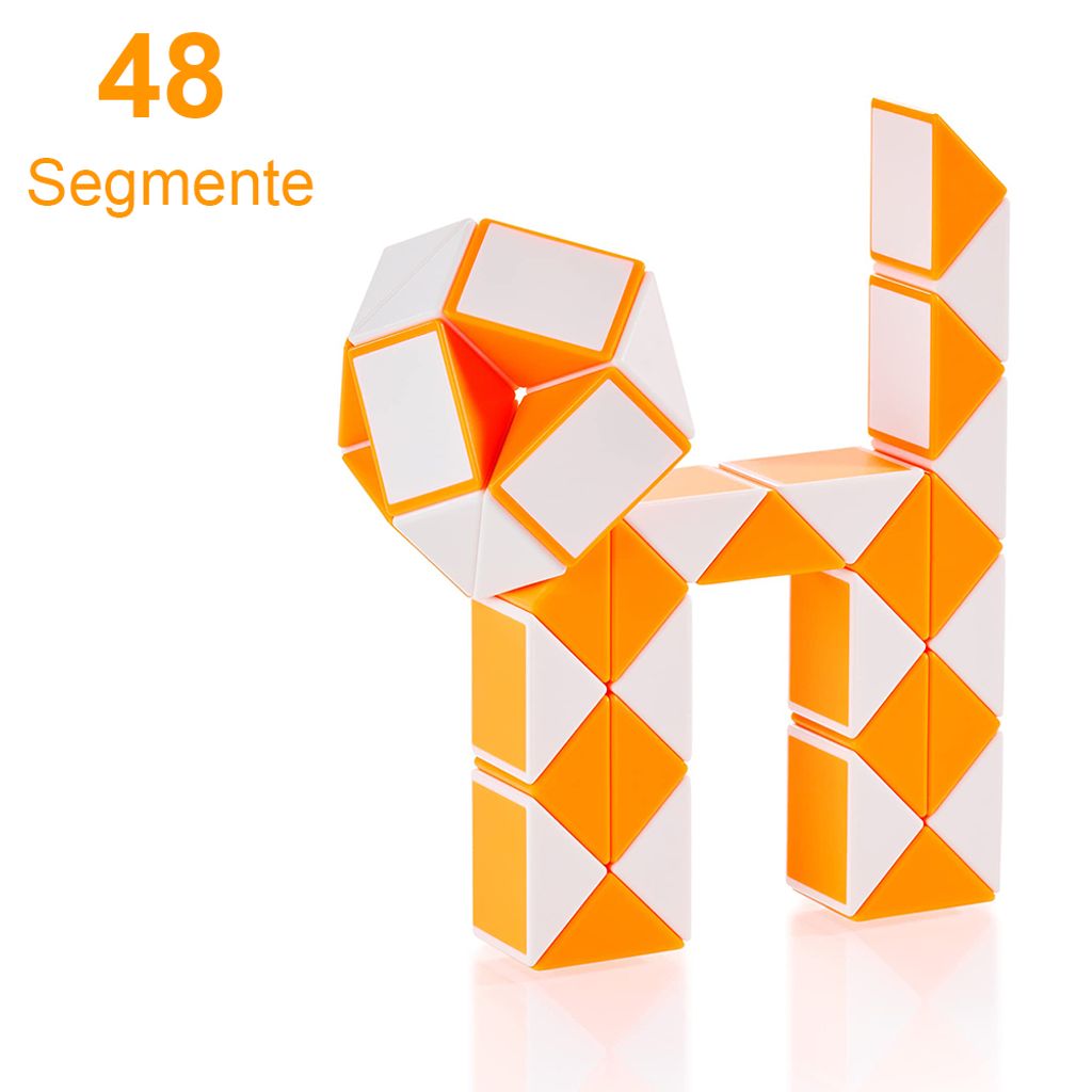 Magic Snake - Orange ? puzzle games for children and adults ? ideal as a giveaway for children's birthday parties, children's birthday gifts or sma...