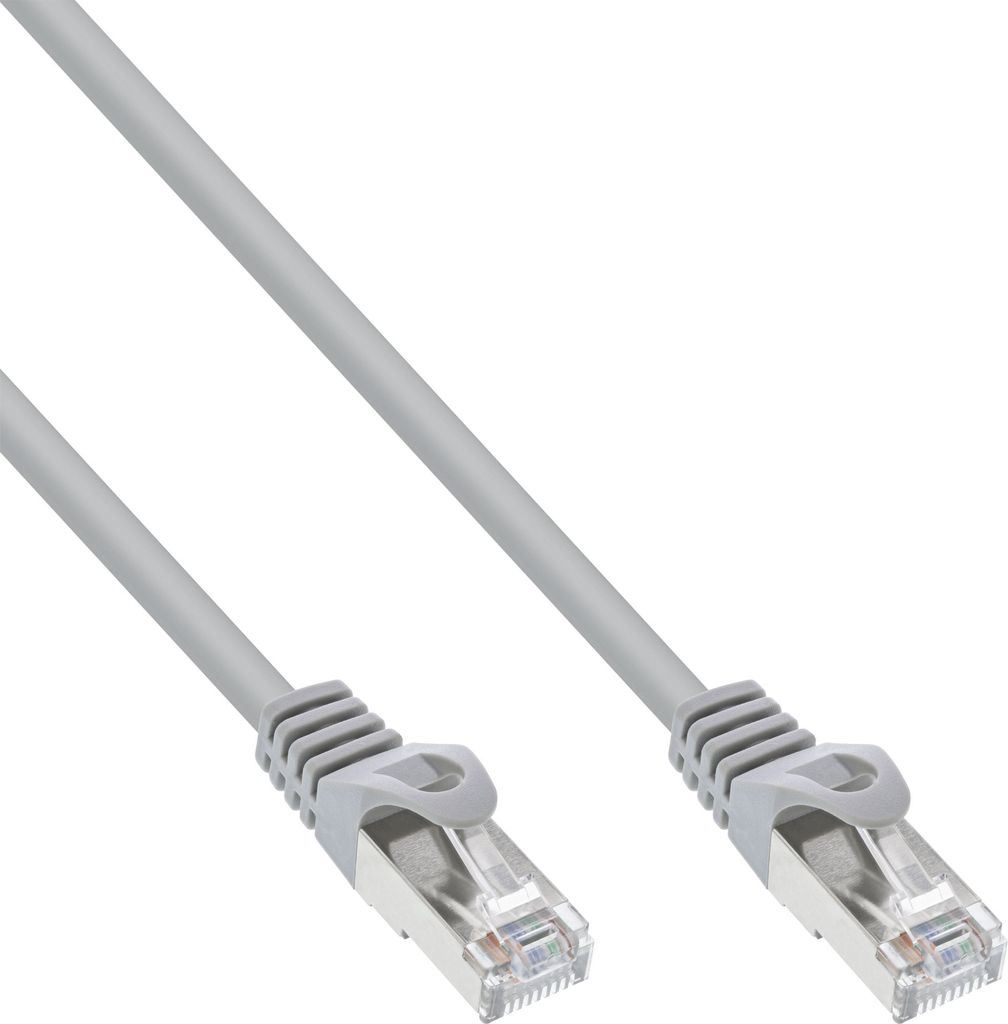 InLine - Patch-Kabel - RJ-45 (M) zu RJ-45 (M) - 1,0m - Foiled Unshielded Twisted Pair (F/UTP) - CAT 5e - geformt, ohne