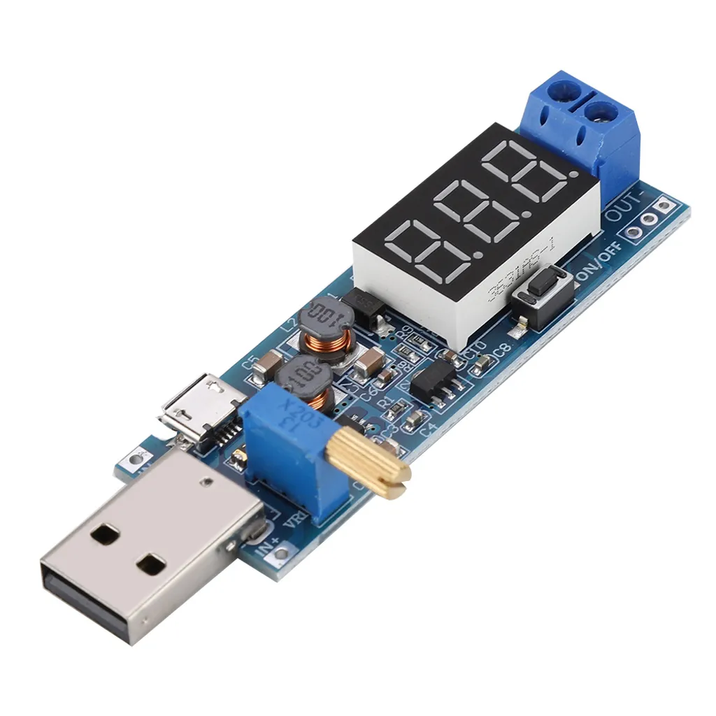 Modulo regolatore di tensione, modulo di stabilizzazione della tensione, modulo USB Boost, modulo step up, modulo regolatore di tensione dell'alimentazione - 2