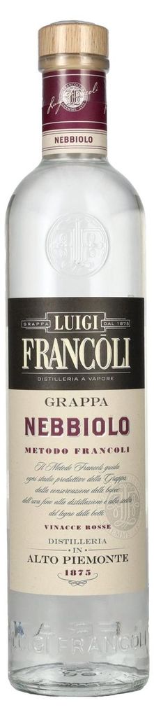 Luigi Francoli Grappa di Nebbiolo 41,5% Vol. 0,7l