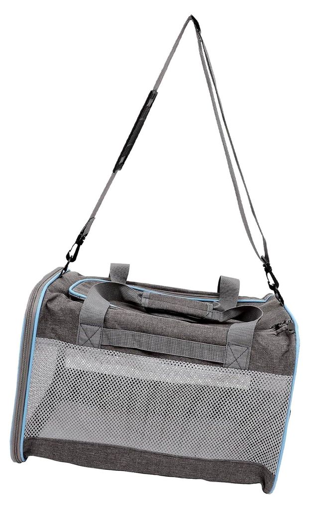 Weiche Katzentragetasche aus atmungsaktivem Mesh und Oxford-Stoff für Reisen und Einkäufe mit Belüftung für kleine Hunde und Welpen