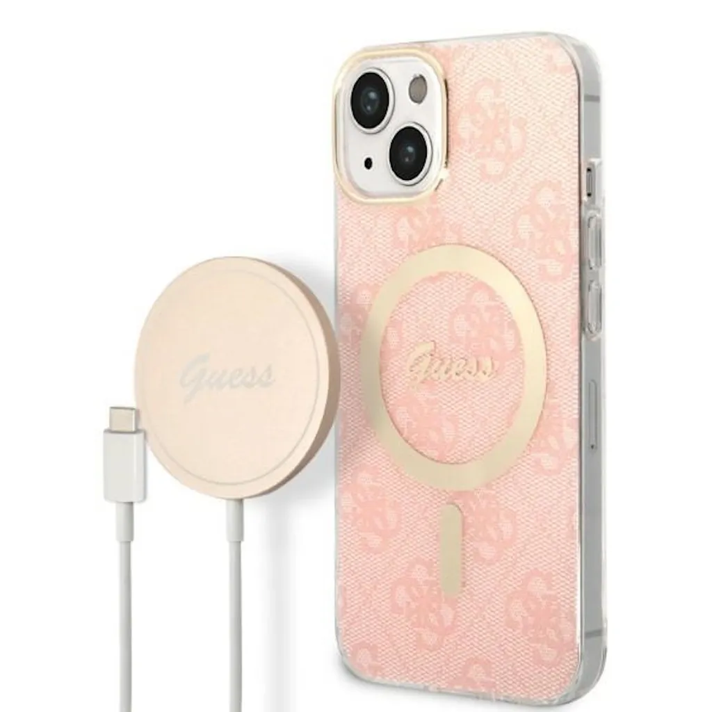 Zestaw Guess Gubpp14Mh4Eacsp: Custodia + Caricabatterie iPhone 15/14 Plus