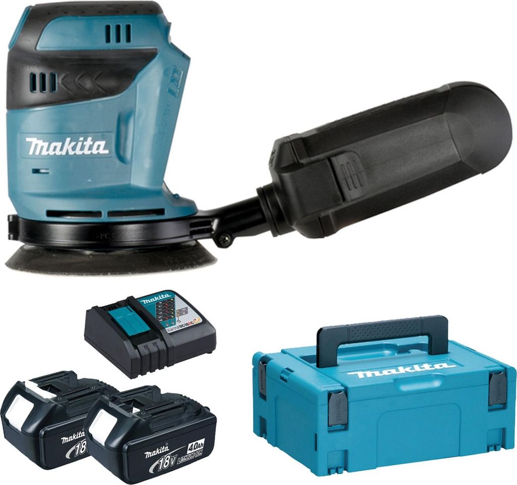 Makita DBO 180 RMJ Levigatrice orbitale a batteria 18V + 2x Immagine del prodotto 