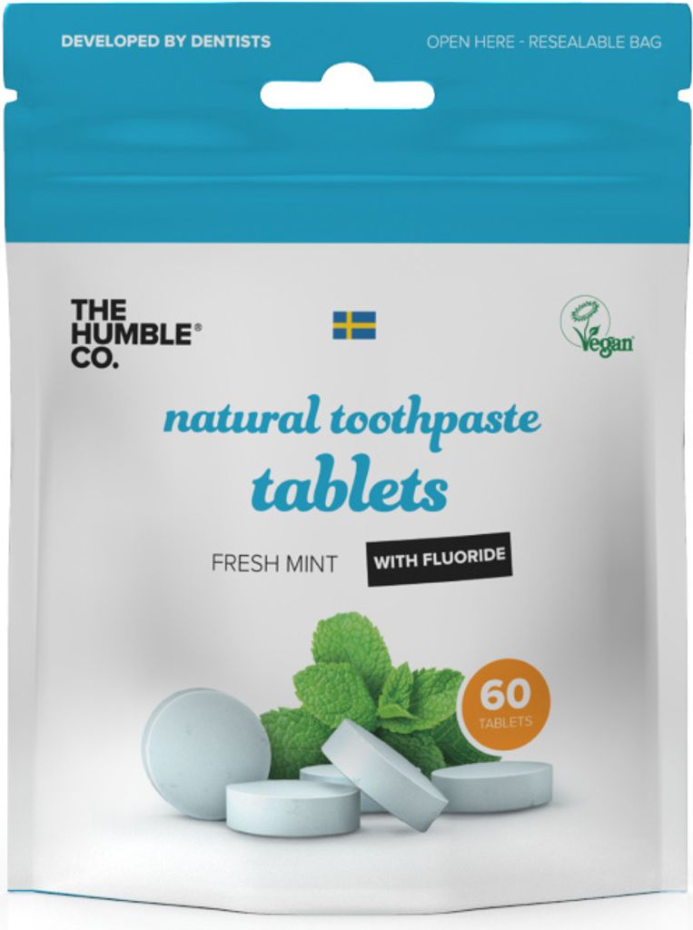 The Humble Co. Zahnpasta in Fluoridtabletten 60 Einheiten Produktbild 