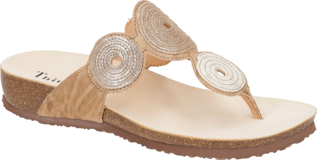 Think! Zehentrenner Damen 31333535303138 Beige 41 EU