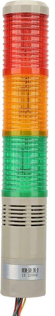 220VAC Výstražné svetlo stroja LED indikátor výstražného Obrázok produktu 