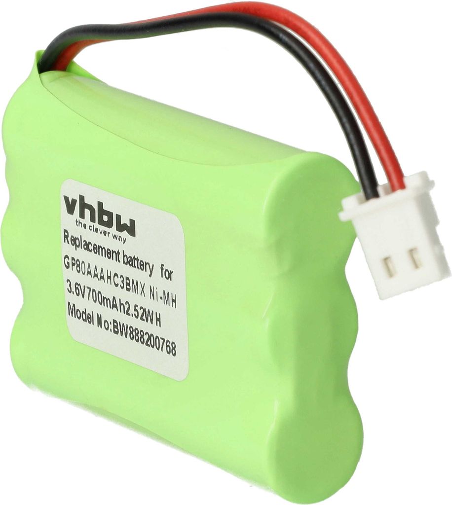 vhbw Akku kompatibel mit Motorola MBP481, MBP482, MBP483 Produktbild 