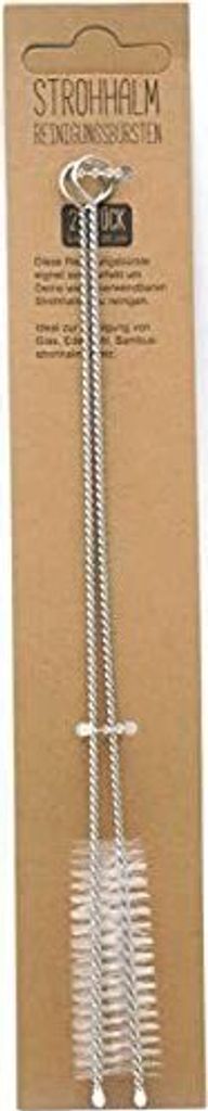 Pailles Brosses de nettoyage, acier inoxydable, 20cm, 2pcs Image du produit 