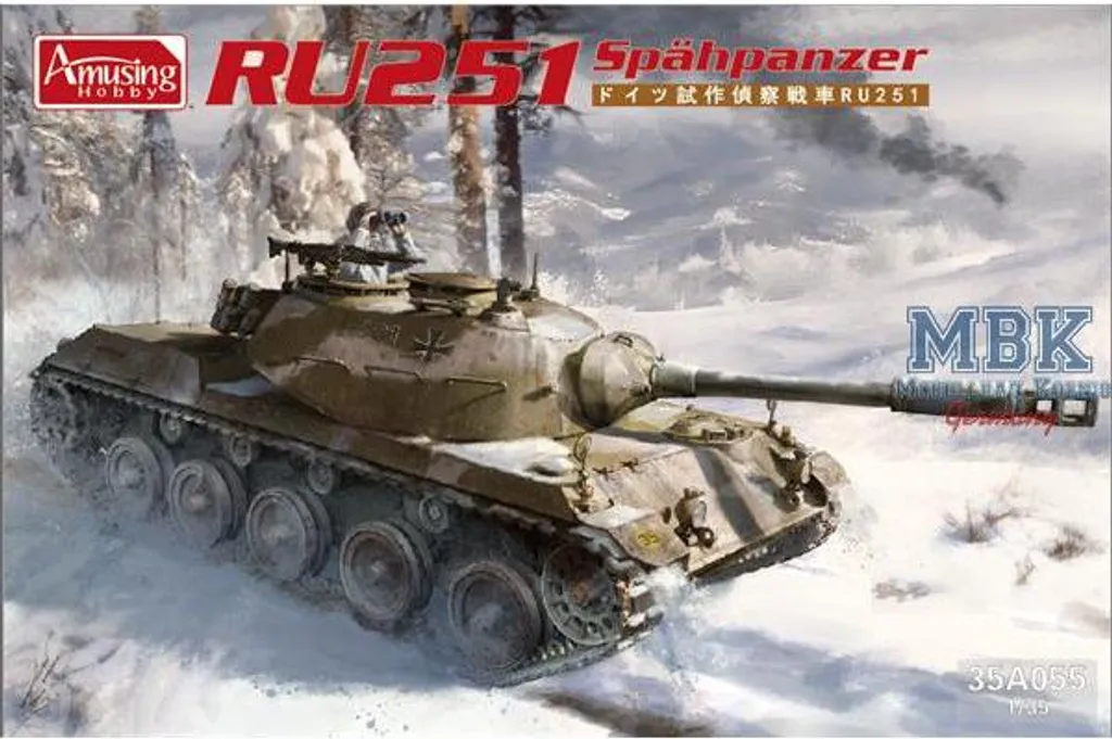 Char Ru 251 Amusing Hobby AH35A055 Maquette haute fidélité sans défaut