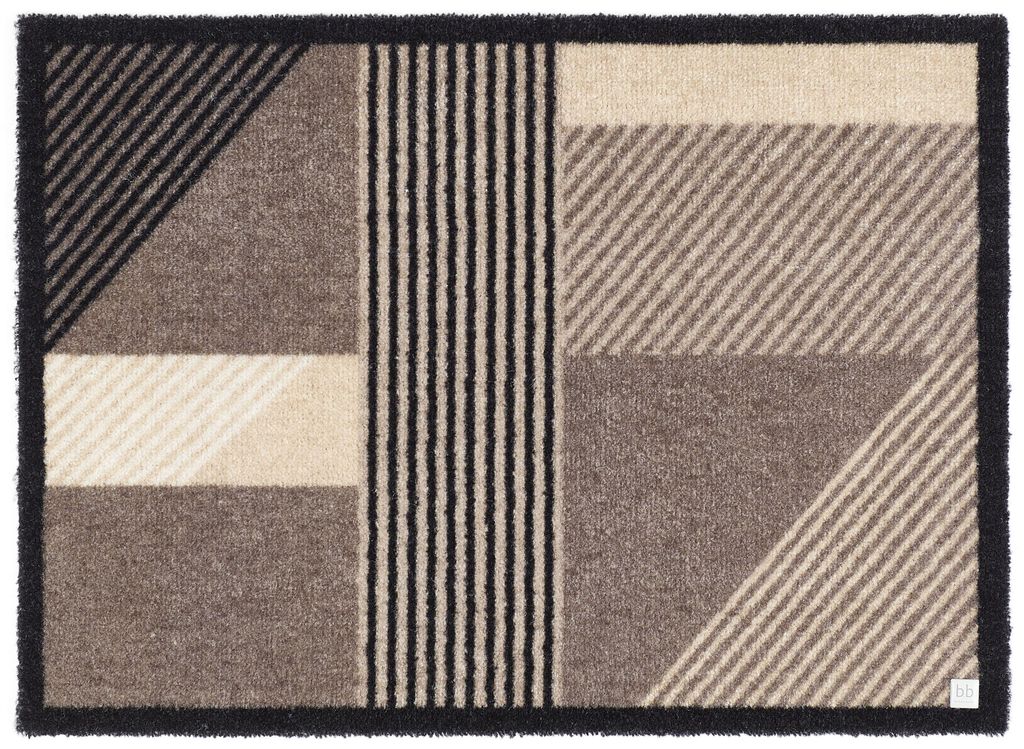 Barbara Becker Fußmatte b.b Sense Simply Taupe 50x70 cm