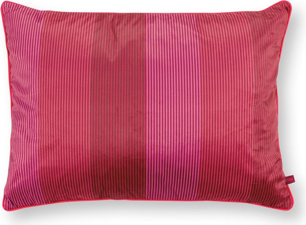 Pip Studio Zierkissen Multi Stripes Red 50x70cm Produktbild 