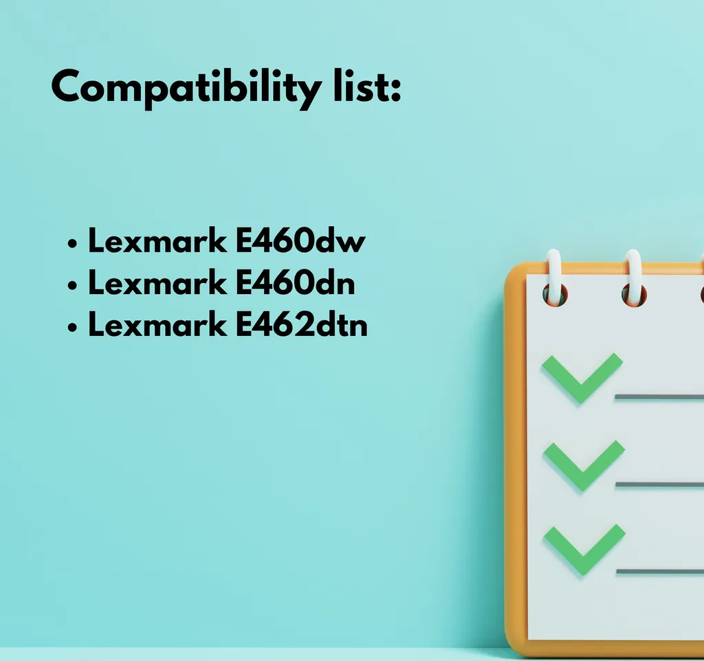 Toner Professionale Lexmark E460X11E per E460 15K Pagine Nero - 3