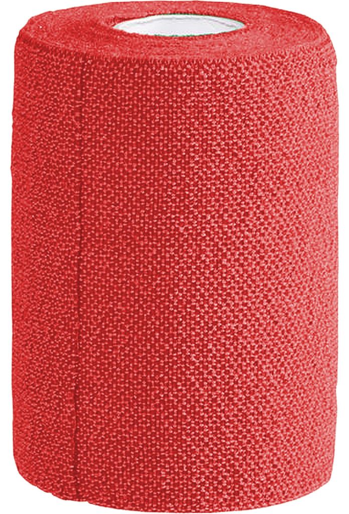 Höga-Lastic Color Idealbinde rot 8cmx5m cello, 1 St. Binde