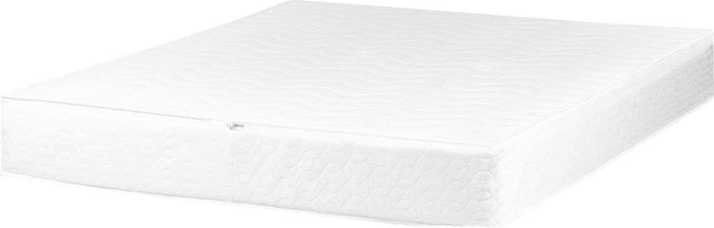 BELIANI Wasserbettbezug Weiß Baumwolle u. Polyester 140 x Produktbild 