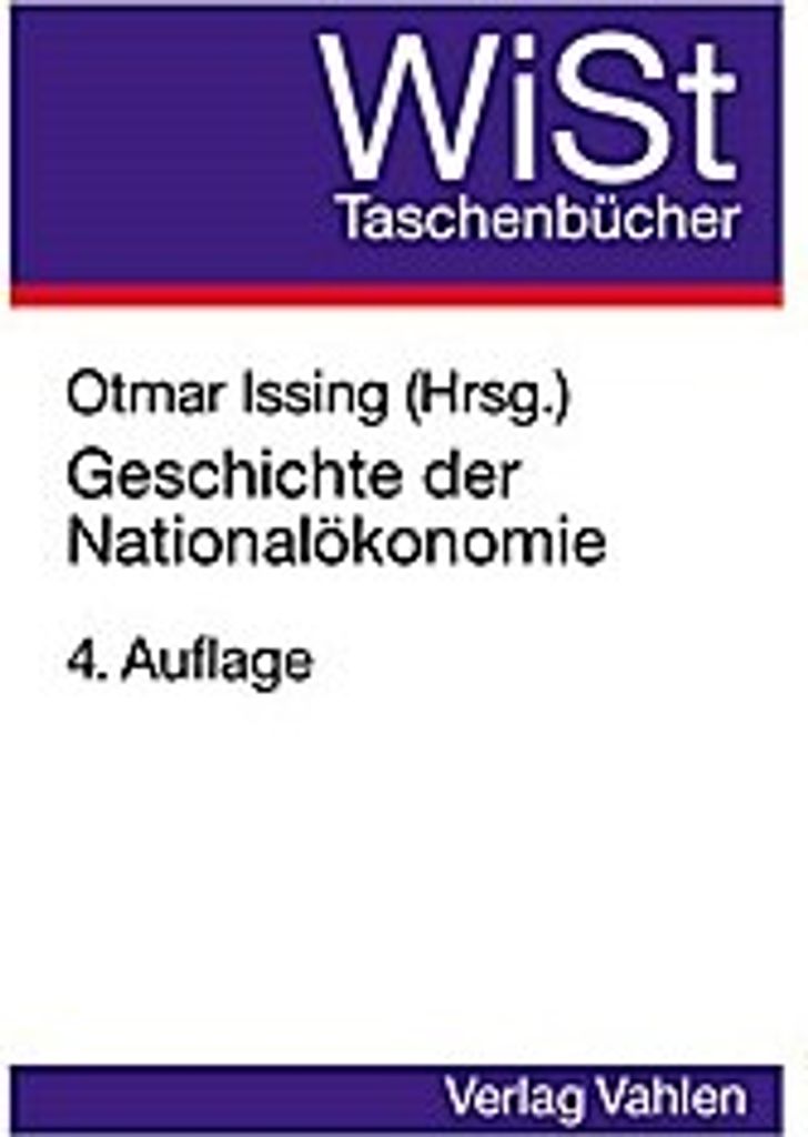 Geschichte der Nationalökonomie