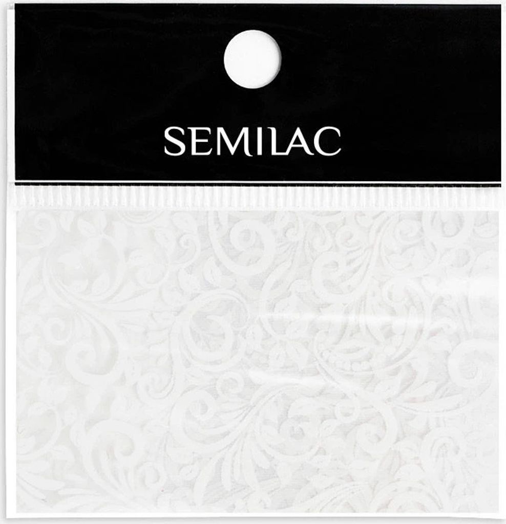 Semilac Nail Transfer Foil 13 White Lace