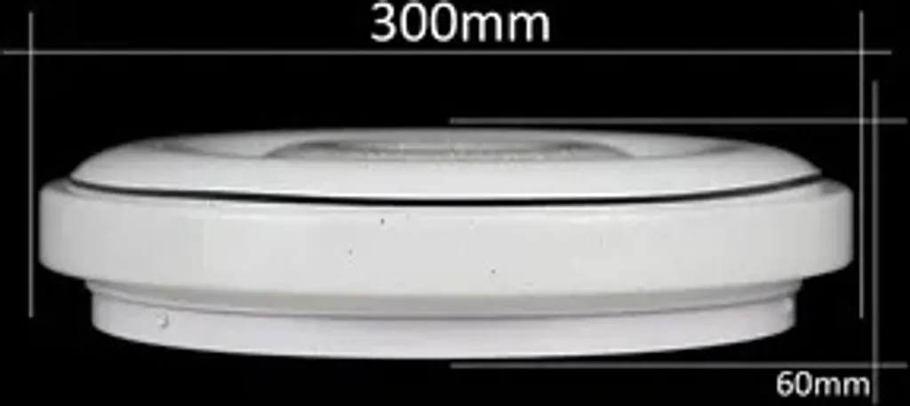 Plafonnier LED Dimmable 18W avec Commande à Distance et Design Moderne - 4