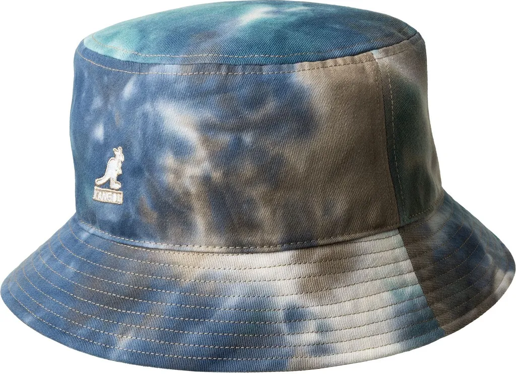 Cappello Kangol Tie Dye Originale - Bucket Hat in Cotone con Logo
