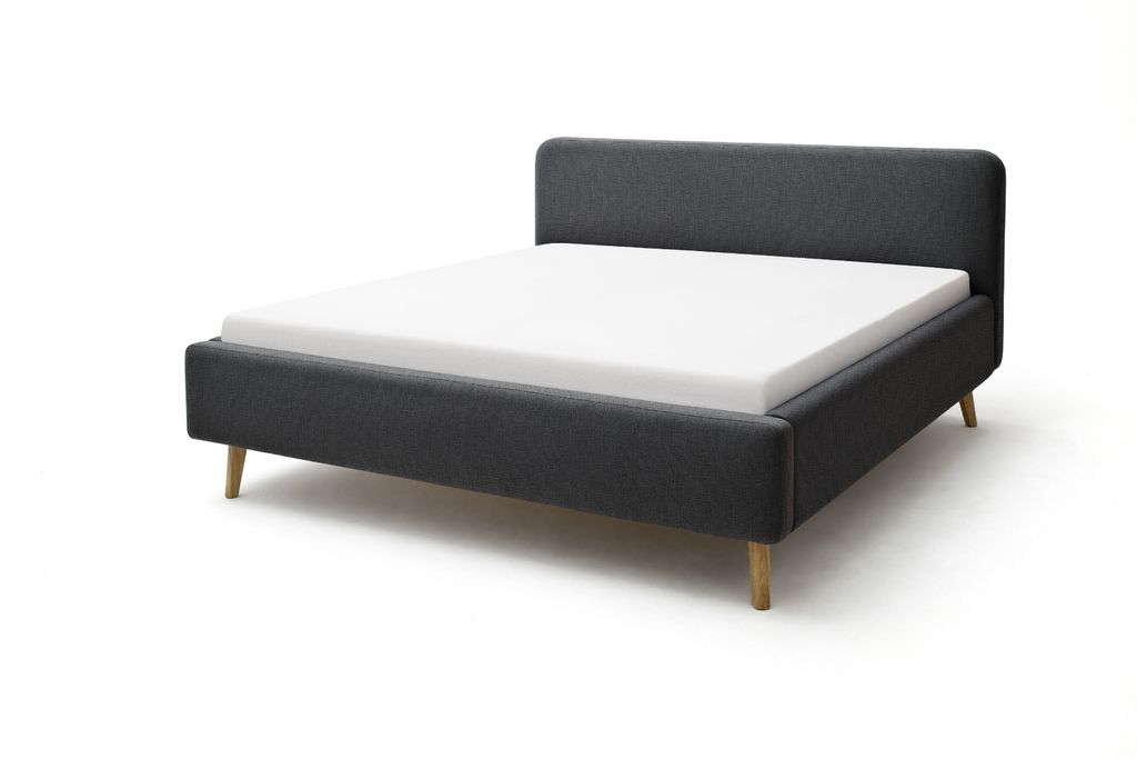 MEISE Polsterbett MATTIS 180x200 Anthrazit