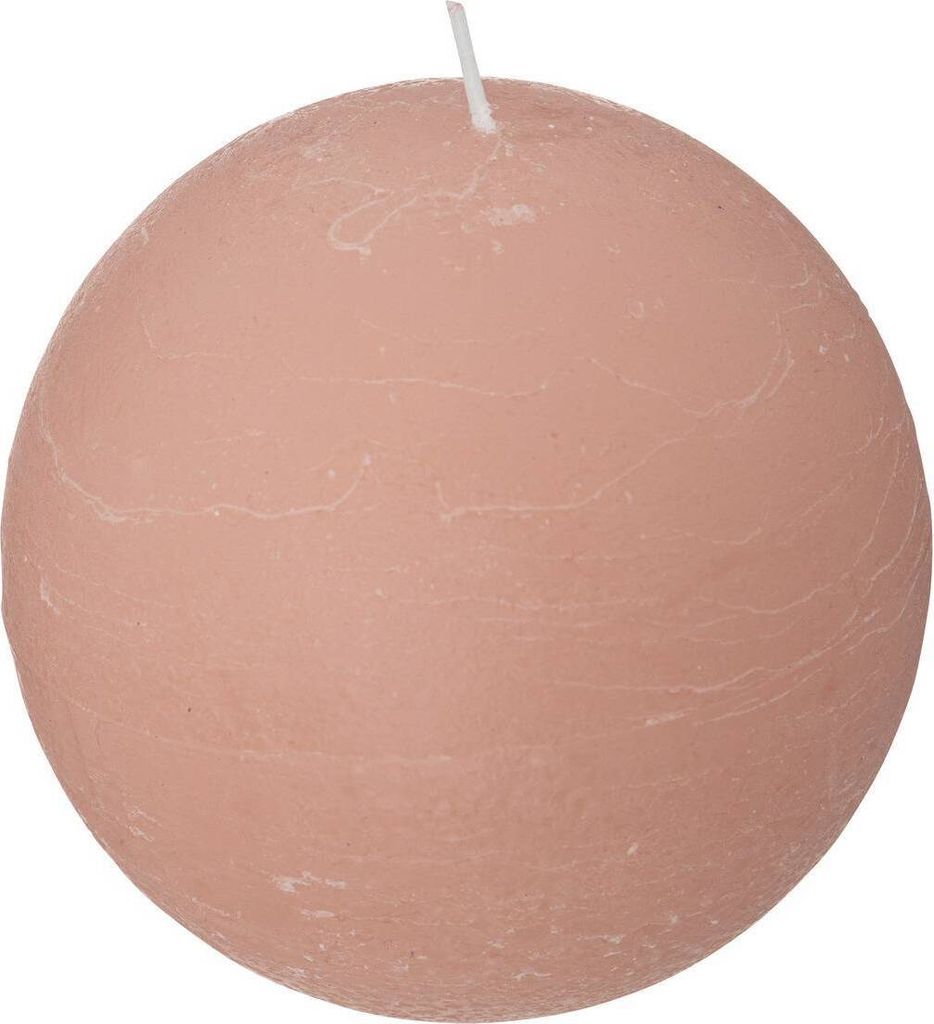 Rustikale kugelkerze hellrosa 445g - Atmosphera créateur d'intérieur