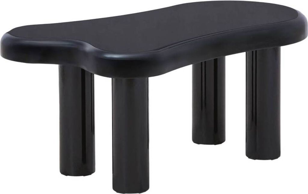 HOMLA Stolik kawowy ALTO lakierowany czarny 100x60x45 cm Zdjęcie produktu 