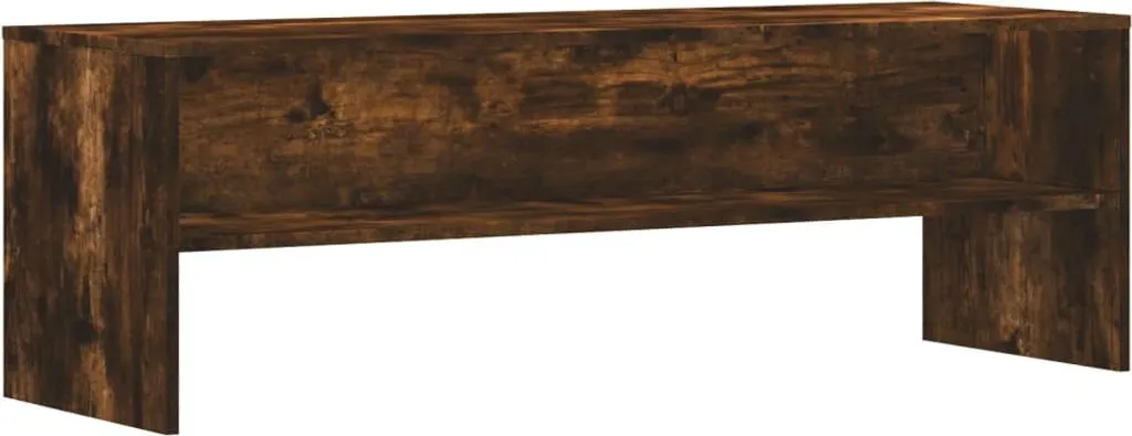 Mobile Porta TV Rovere Fumo 120x40x40 cm Legno Moderno Soggiorno