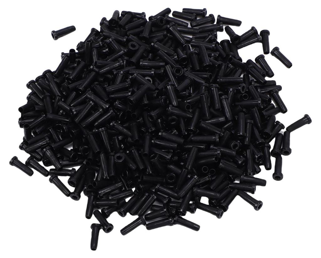 Badminton-Ösen-Set aus Nylon, 2,6 x 7,5 mm – Schutz für Badmintonschläger-Ösen, Saitenschutz zum Austausch und zur Wartung, schwarz