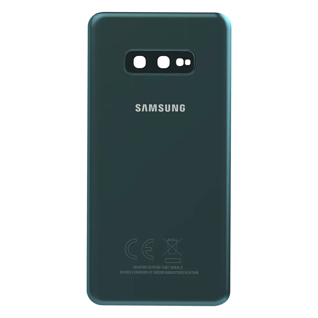 Couvercle Batterie Samsung S10e Vert Foncé : Vitre en Verre Officielle