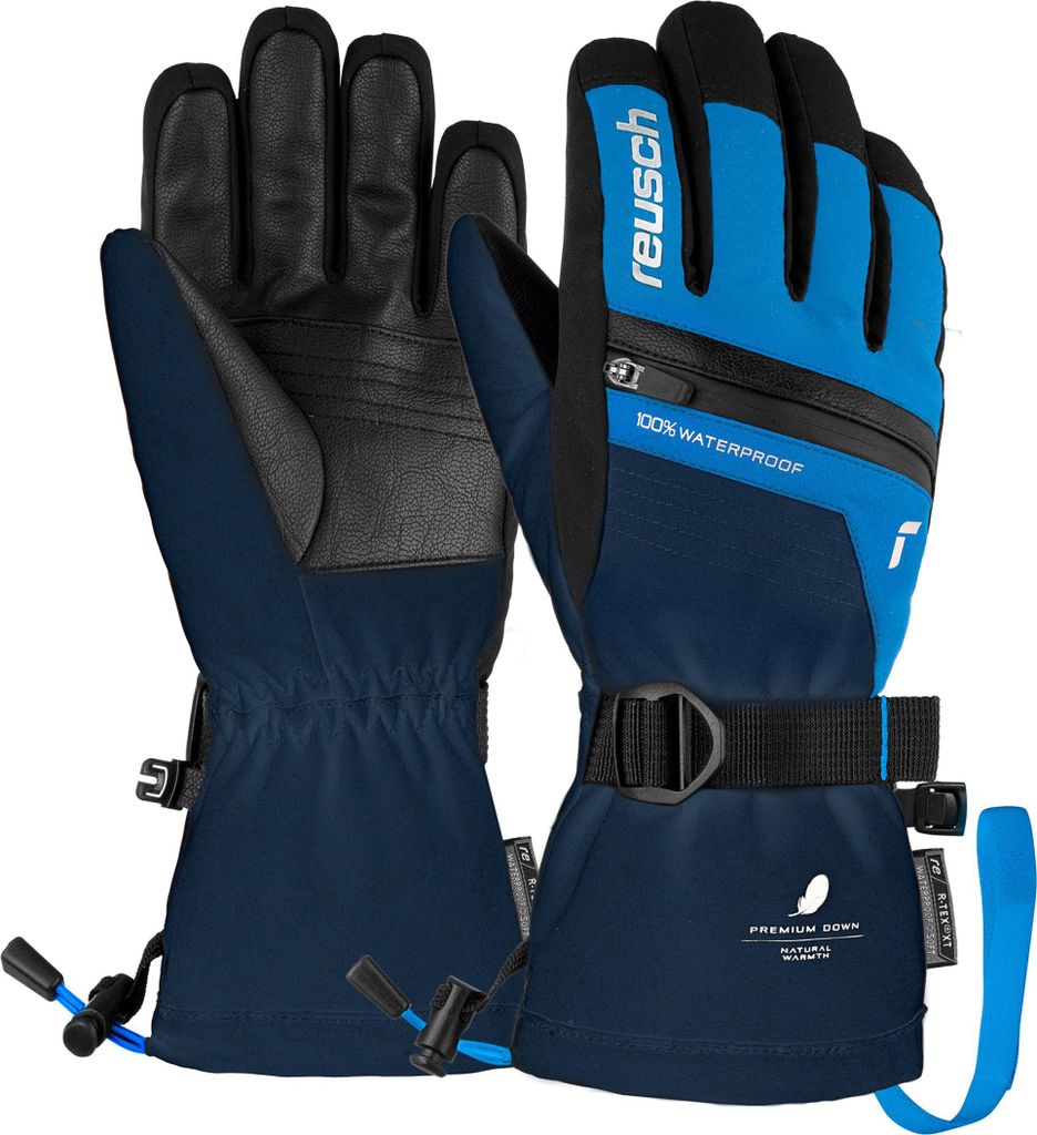 Reusch Fingerhandschuhe Lando R-TEX XT Junior mit praktischen Heizkissen-Taschen 4458 dress blue/brilliant blue 5.5